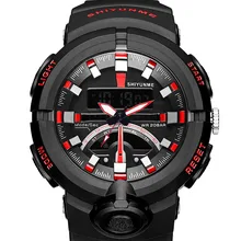 Мужские наручные часы Военные Спортивные Мужские Будильник 50 м водонепроницаемые мужские часы светодиодный шок цифровые наручные часы для мужчин Relogio Masculino