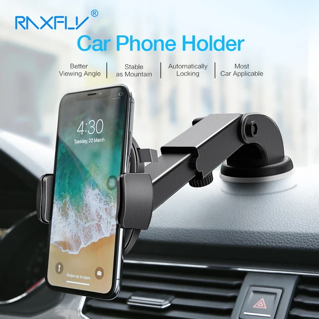 Best Price RAXFLY Car Phone Holder For iPhone Samsung 360 Rotation Suction Cup Navigation Car Holder Mobile Phone Holder Car Stand Support Best Price RAXFLY Car Phone Holder For iPhone Samsung 360 Rotation Suction Cup Navigation Car Holder Mobile Phone Holder Car Stand Support