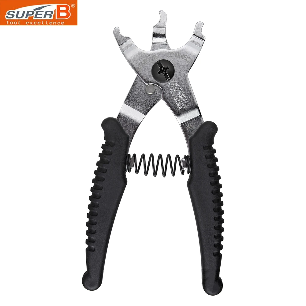 

SUPER B Master link pliers-trident bike chain magic button clamp remover and connect tools chain repair tools 2 in 1 TB-3323