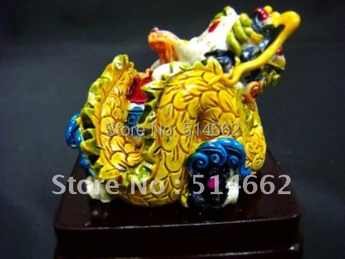Ручная роспись Китайский Зодиак цветные фигурки дракона|hand paint|figurine dragonhand coloring |