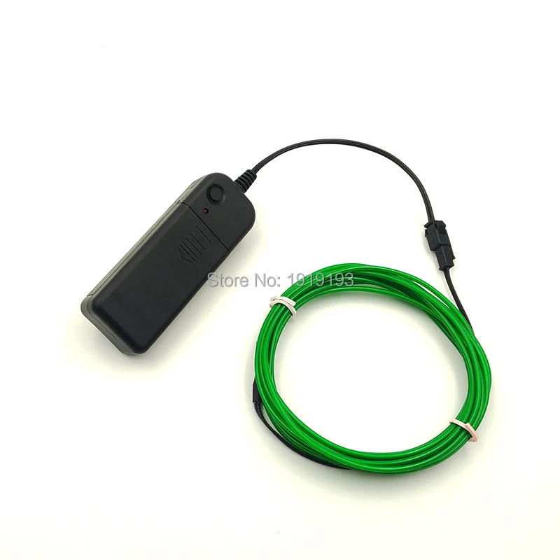 Tiras de Led wire rope tubo cabo + Powered By : 2-aa Batteries (not Included)