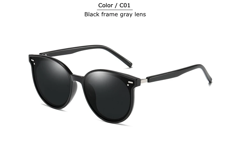 TUZENGYONG, роскошные солнцезащитные очки кошачий глаз, поляризационные, женские, фирменный дизайн, Ретро стиль, солнцезащитные очки, женские, для вождения, солнцезащитные очки, Oculos De Sol - Цвет линз: T0335 C1