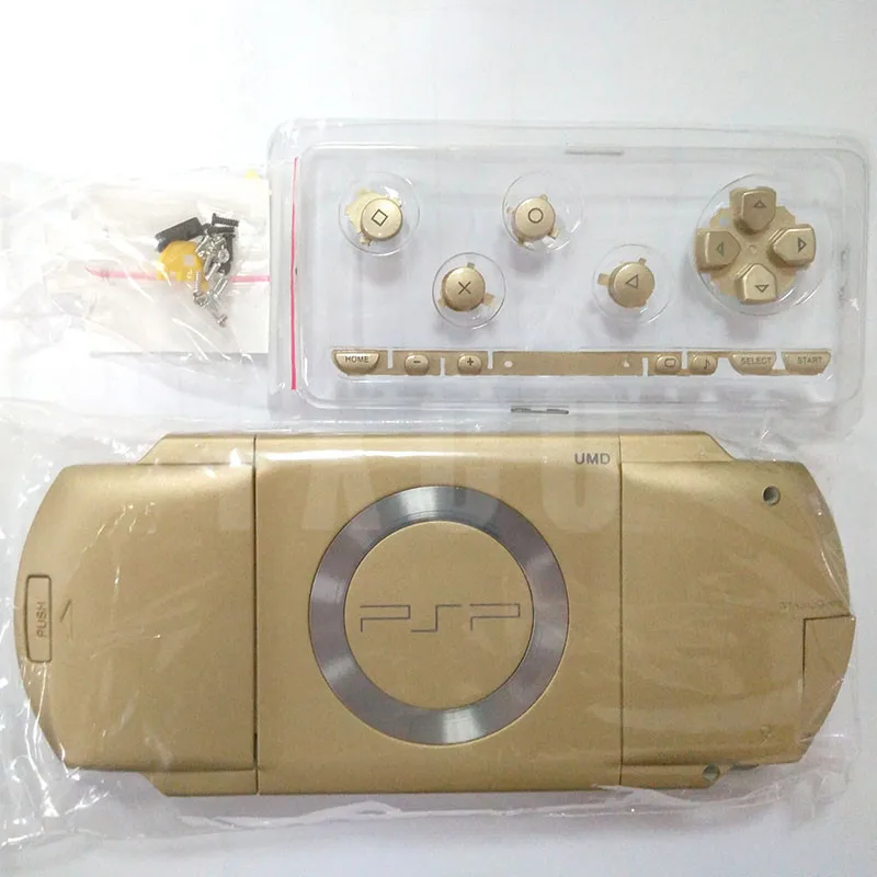 Gold color Full Parts Replacement Housing Shell Cover Case For PSP 1000 PSP1000 white black Color Free shipping | Электроника