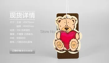 

In stock high quality Kids hang tags/ children clothing/bag label free design custom printed logo kraft hang tag swing tag dpt02