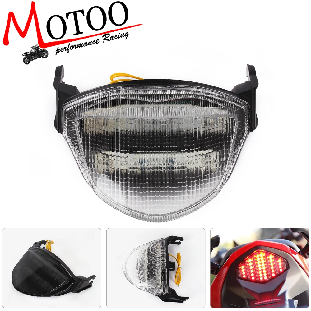 Smoke Tail Light With Integrated Brake & Turn Signals For 2003–2004 Suzuki GSX-R1000