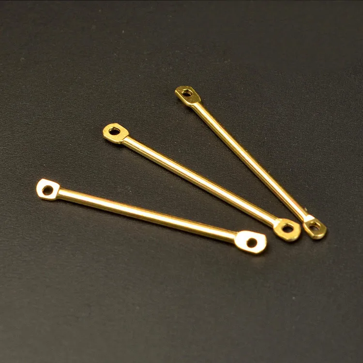 100 Pcs 20mm 25mm 30mm 35mm 40mm Length Metal Raw Brass Stick