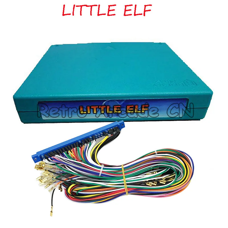 540 в 1 аркадный аппарат, печатная плата LITTLE ELF 3X просто другая приставка jamma multigame card VGA выход для светодиодный+ CRT