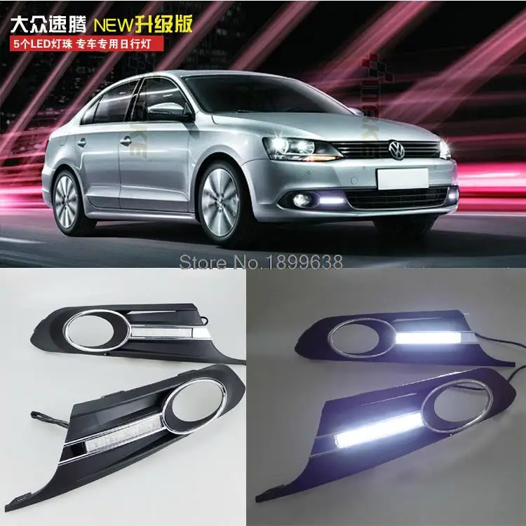 High quality and Waterproof LED Car DRL Daytime running lights for