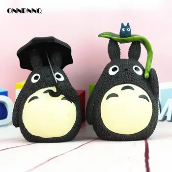 

1pcs Creative Totoro Piggy Bank Resin Handicrafts Home Decor Resin Doll For Kids Birthday Gifts Figurines Miniatures Figurine