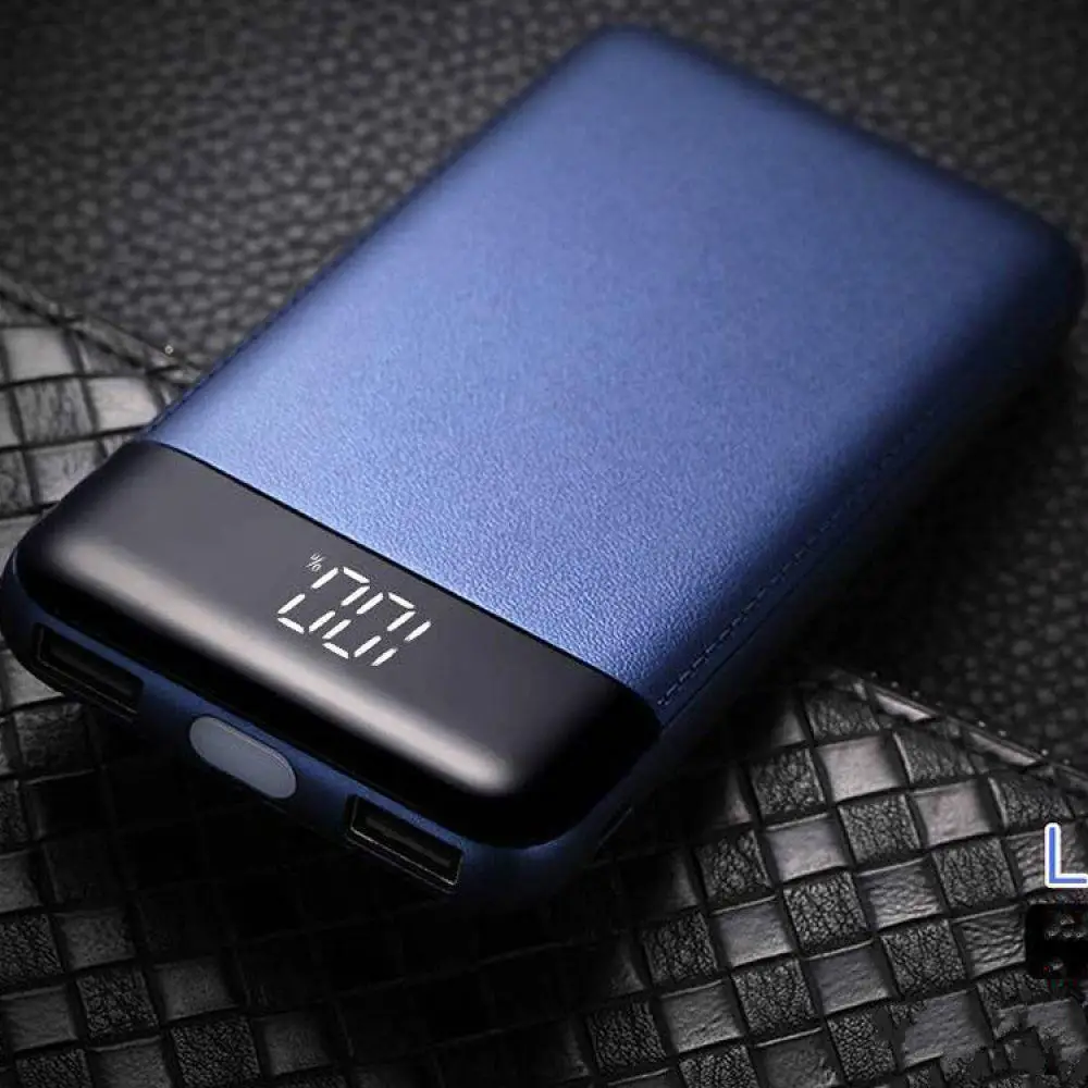 20000 мАч Внешний аккумулятор PoverBank 2 USB lcd power Bank портативное зарядное устройство для мобильного телефона для Xiaomi Mi iphone