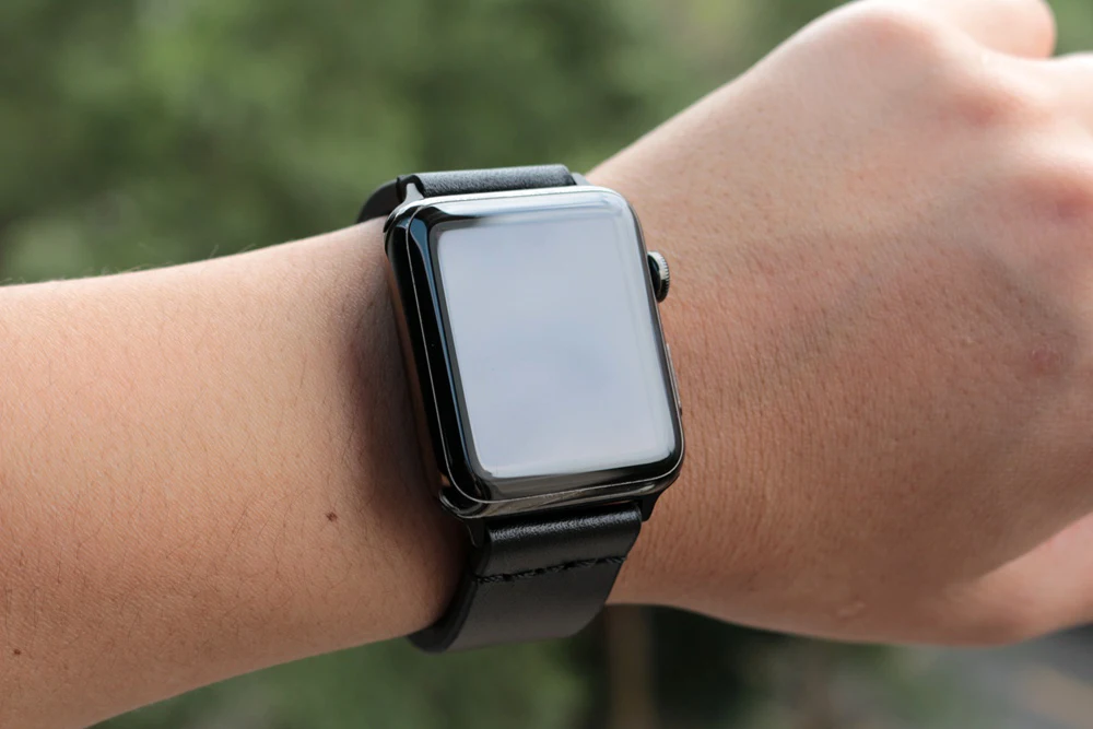 Ремешок URVOI для apple watch series 5 4 3 из мягкой телячьей кожи iwatch удобный классический