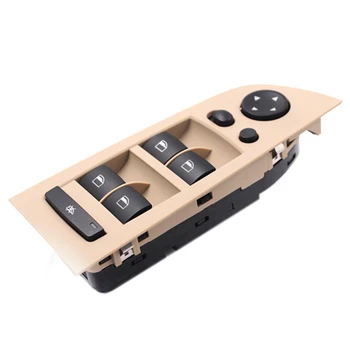 

For BMW E90 318i 320i 325i 335i Car Accessories Console Left Power Window Control Switch 61319217334 High Quality Beige Panel