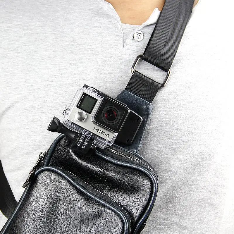 SnowHu аксессуары для Go Pro, вращающийся на 360 градусов зажим для GoPro Hero 8, 7, 6, 5, 4 для Xiao yi, аксессуары для экшн-камеры GP138A