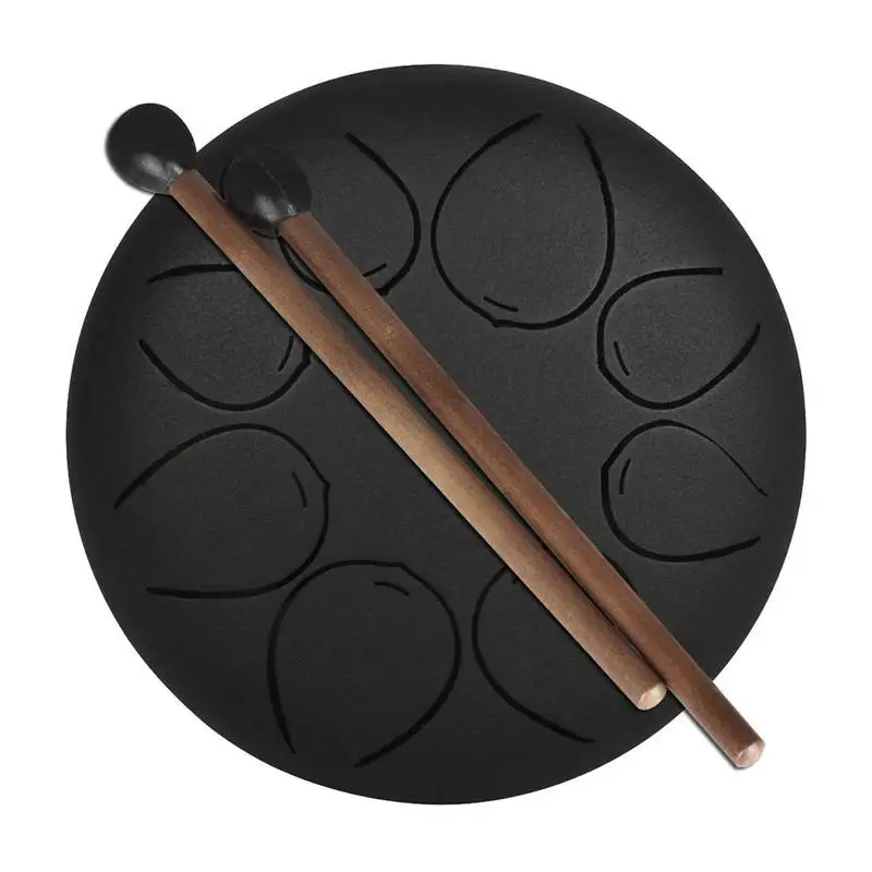

5 inch forgetful drum 5-tone stainless steel hand Mini Pan percussion innovative Lotus drum vacuum drum