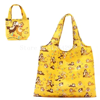 

New Dale and Chip Girls Woman Polyster Folded Big Shopping Bags