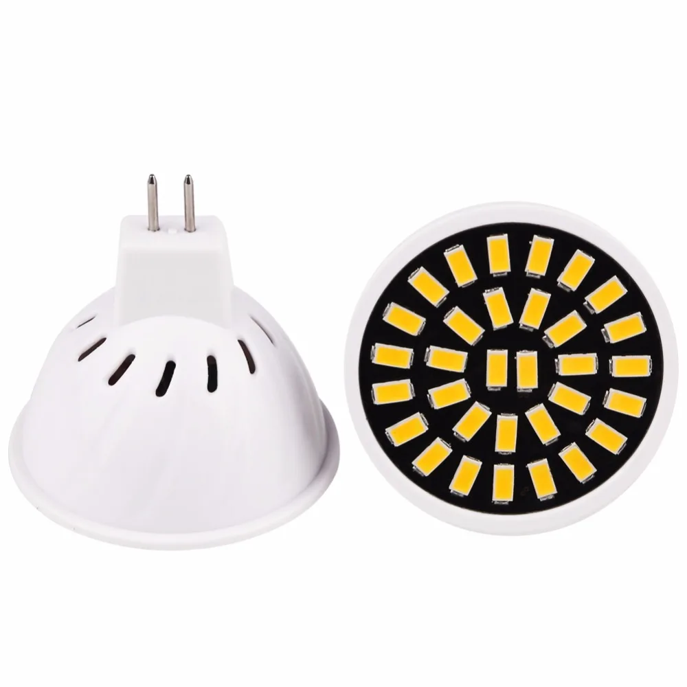 Светодиодная лампочка SMD5733 E27 MR16 GU10 8 Вт 220 В переменного тока|gu10 80 smd led|spotlight rechargeable