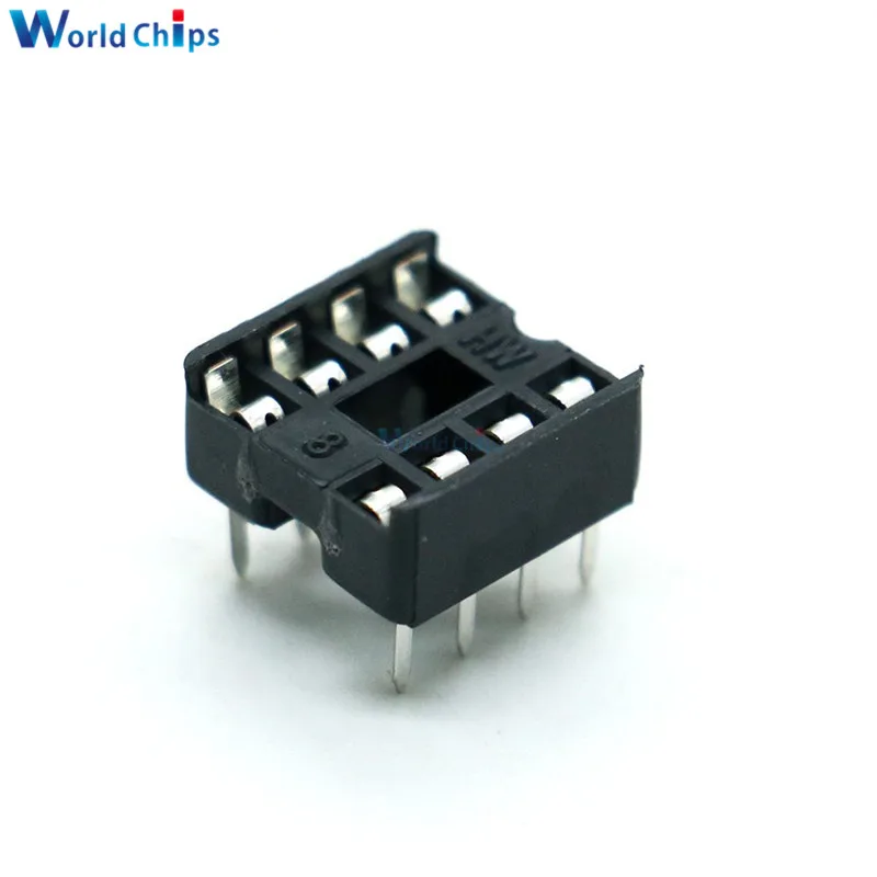 50 шт. 2 54 мм 8 Pin DIP 8DIP IC АДАПТЕР гнезд припоя Тип мм|ic socket|pin 8pin dip |