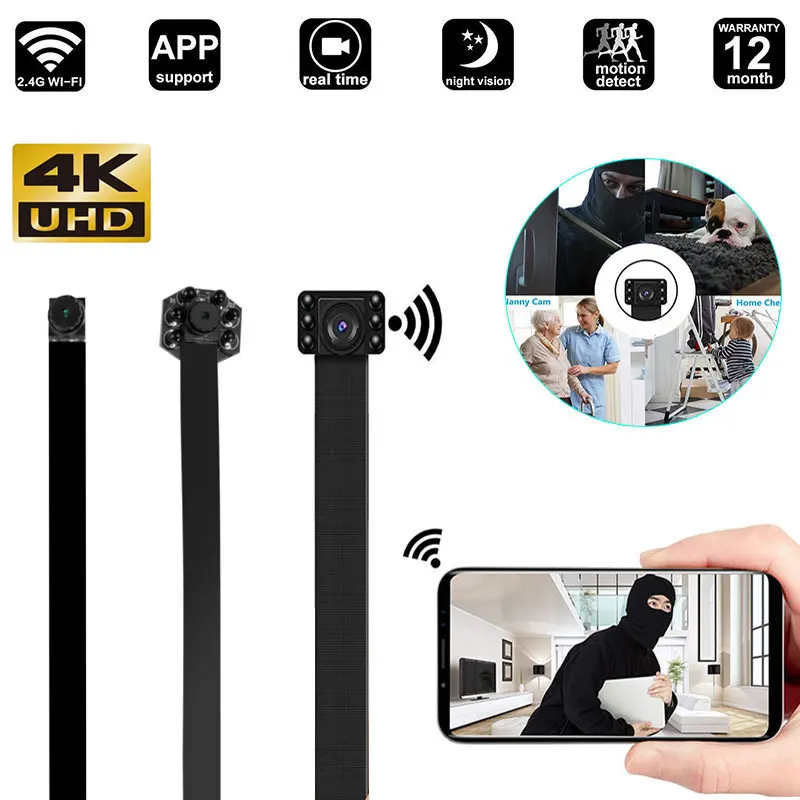 

Mini Snake Flexible Video Tool Camera 4K Online IP Camera WIFI Recorder Micro DV Camcorder Security Kamera with Night Vision