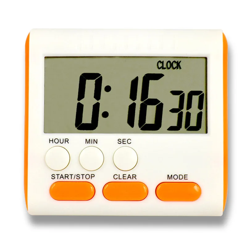 Многофункциональные кухонные часы с таймером и будильником, практичные принадлежности для приготовления пищи, кухонные принадлежности, 4 цвета