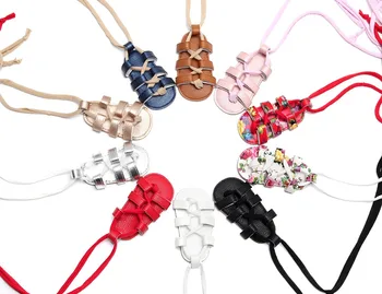 

Hongteya 2019 PU Leather Summer Baby Girls Shoes Lace-up Rome Sandals 0-24M Baby High Gladiator Sandals hard soled moccasins