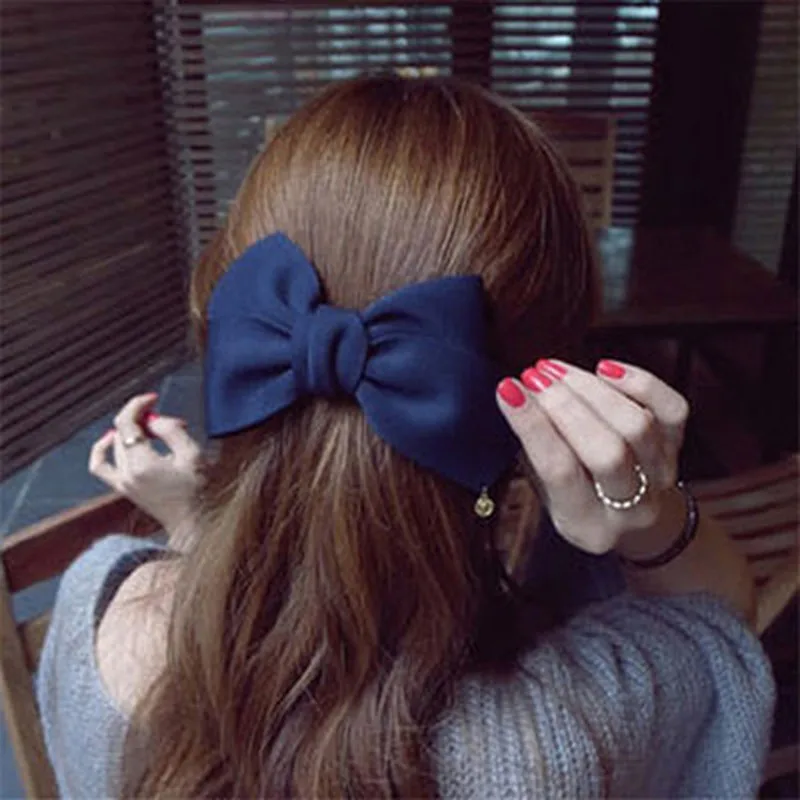 

New Ornaments Flower Hair Clip Fashion Cute Hairpins Gig Bow Hairclips Barrette Headwear Bowknots Hair Accessories for Women