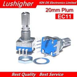 5 Unids Ec11 20Mm Mango de Ciruela Codificador Giratorio Interruptor de Codificación Potenciómetro Digital Interruptor 5 Pin Diy 5 Unids Ec11 20Mm Mango de Ciruela Codificador Giratorio Interruptor de Codificación Potenciómetro Digital Interruptor 5 Pin Diy