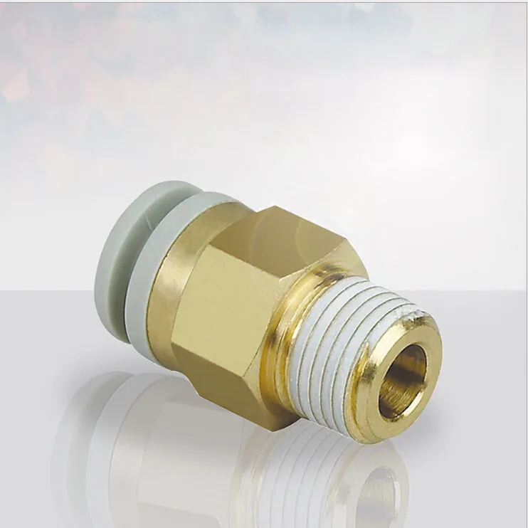 Tube size 4mm 1/8 PT thread one touch fitting Male Connector KQ2H in Pneumatic Parts from Home
