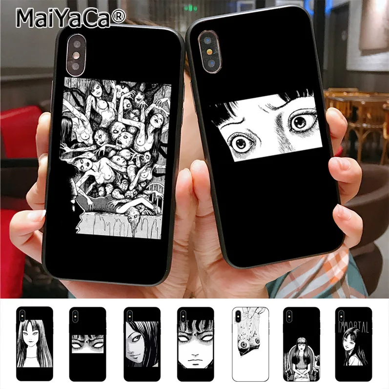 

MaiYaCa Japanese horror comic Tomie Phone Case for iphone 11 Pro X XS XR XS MAX 8 7 6 6S Plus 5 5S SE cass