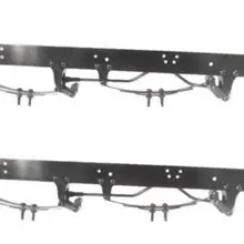 Пара баланс передняя подвеска+ металлическая рама для трактор, экскаватор грузовик Tamiya RC88WD 6x6 8x8 прицеп гусеничный RC SCANI MAN BENZ