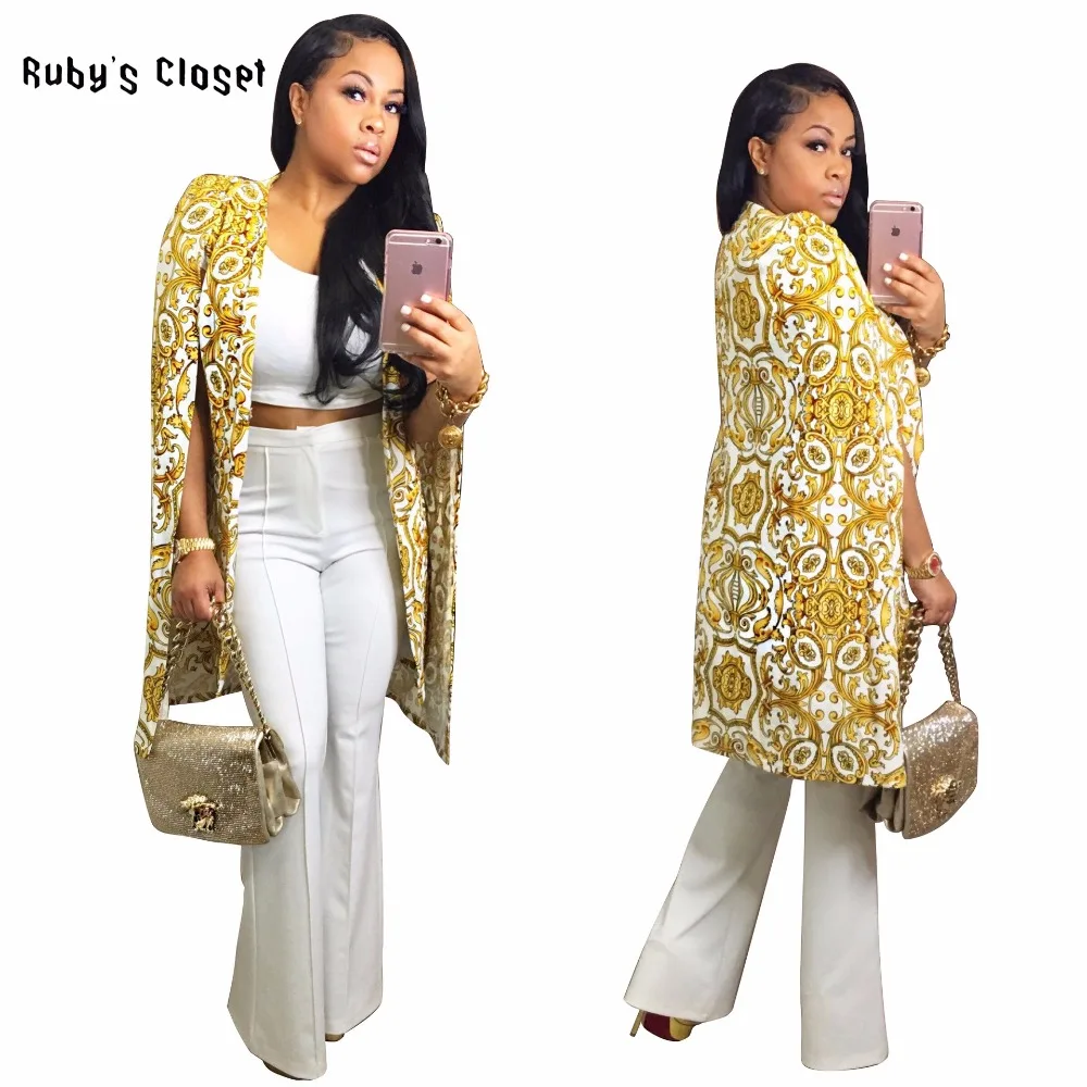 

2017 Vintage Traditional African Printing QUEEN SHEEBA women coats loose sleeveless cape jackets ladies Spring Vestidos YC-J1071