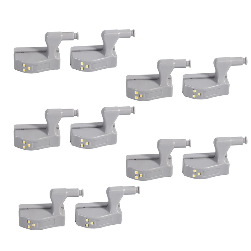 

Closet Automatic LED Inner Hinge Light Closet Cabinet White Intelligent Induction Lamp Night Light Battery Operated For Bedroo