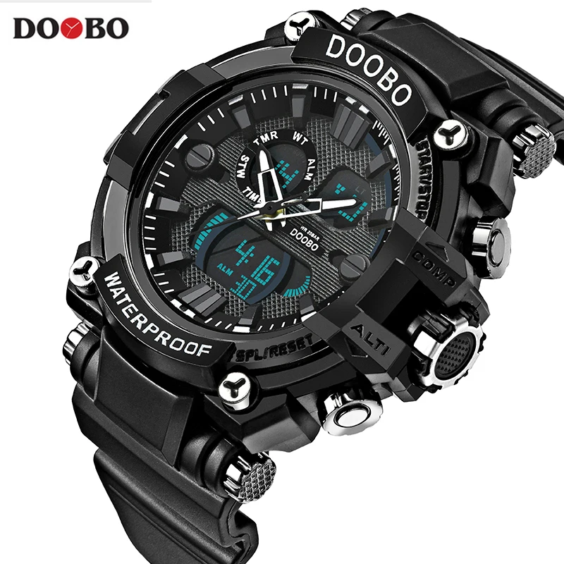 

2017 Military Sport Watch Men Top Brand Luxury Famous Electronic LED Digital Wrist Watch Male Clock For Man Relogio Masculino