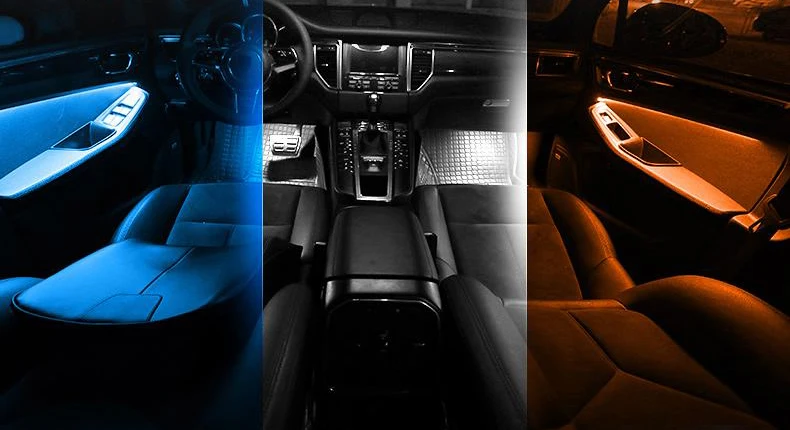 Lsrtw2017 водить автомобиль интерьера атмосфера светильник для porsche cayenne macan Boxter