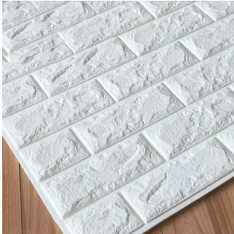 

50x50cm PE Foam 3D Wall Stickers Brick Pattern Waterproof Self stickers on the wall Decor For Kids Bedroom Living Room Sticker