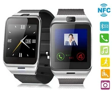 Original GV18 NFC Smart Bluetooth Uhr Für iPhone Android Telefon Für Samsung Armbanduhr Smartwatch Mit Kamera Sim-kartensteckplatz