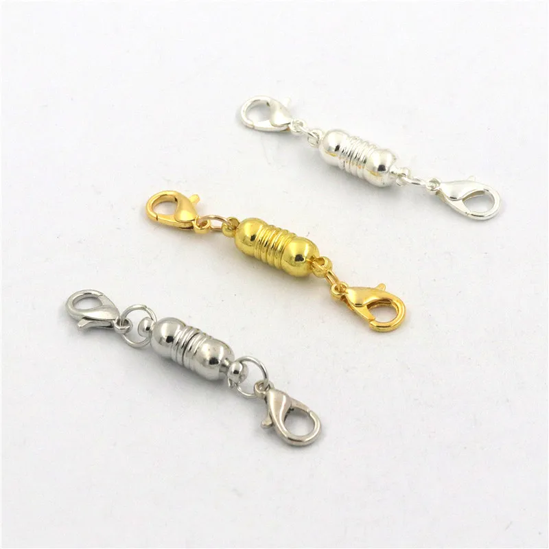 10Pcs Silver Gold Magnetic Clasps For Bracelet Necklace Jewelry Findings