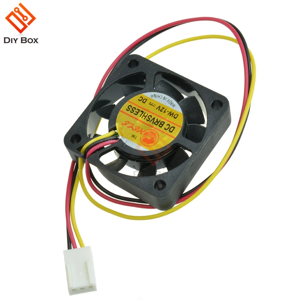 

3 Pin 4cm Computer CPU Cooler Cooling Fan PC Temperature Control 40x40x10mm DC 12V