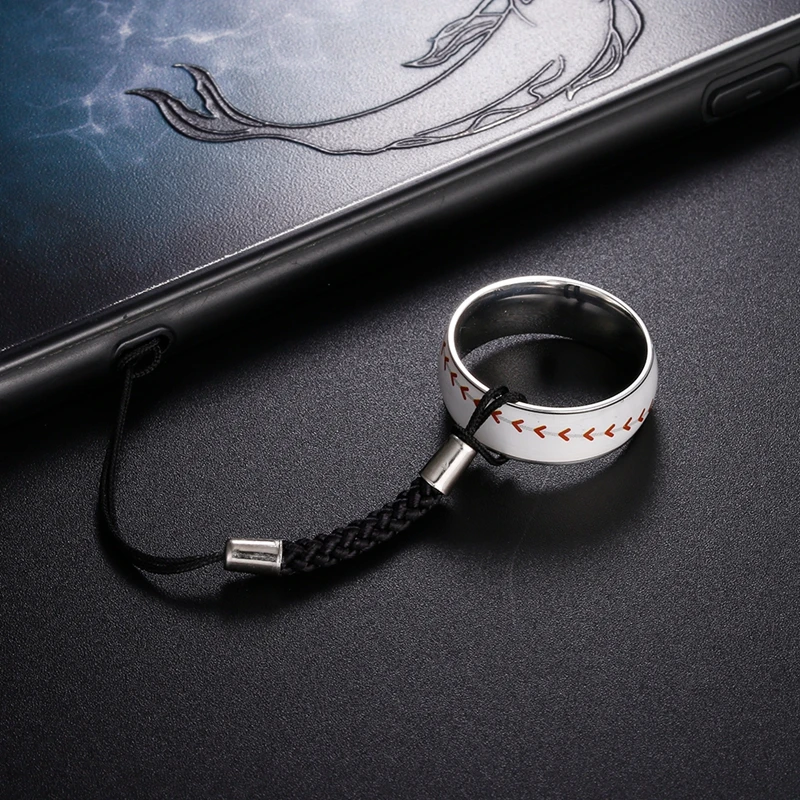 

Simple phone sports ring lanyard detachable multi-function ball pattern key ring phone lanyard strap phone accessories 2019 new