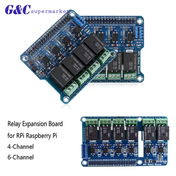 

4/6 Channel RPi Relay Module Expansion Board for Raspberry Pi 3 2 A+B+2B 3B US