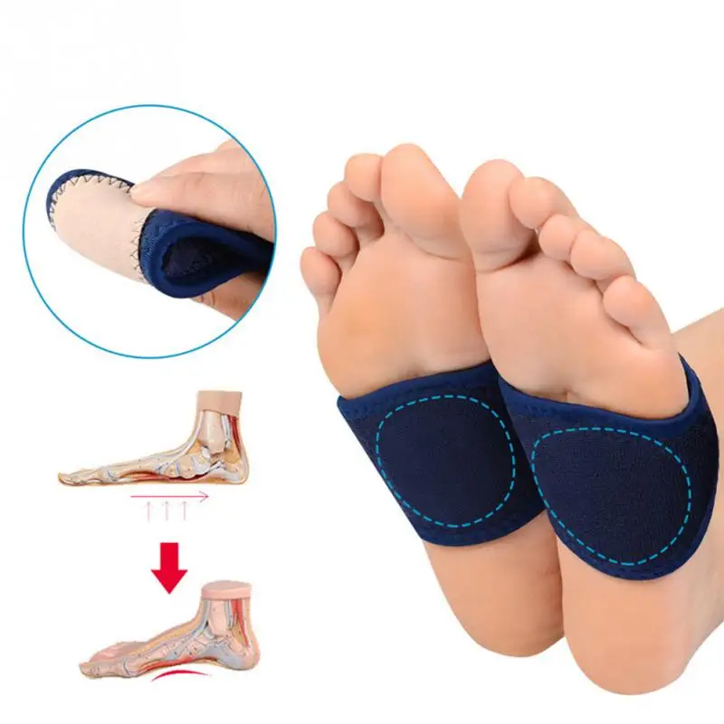 

1 Pair Fasciitis Soft Cushioned Orthotic Sleeve Arch Support Sports Ergonomic Plantar Relieve Pain Brace Foot Care Reusable