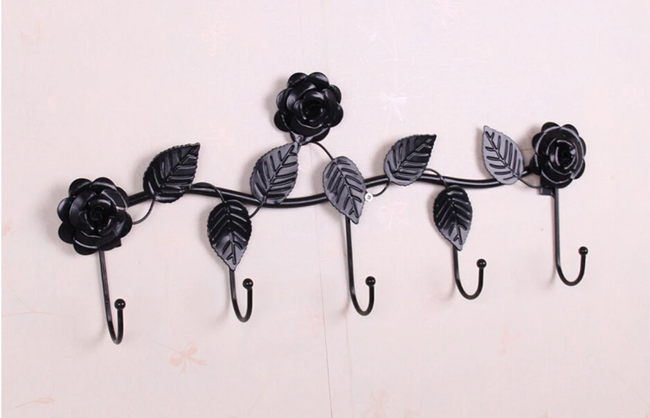 Rustic Decorative Wall Hooks Wrought Iron Traceless Metal Hook Bathroom Living Dressing Room Clothing Hanger Flowers In Rails From Home Rustic Decorative Wall Hooks Wrought Iron Traceless Metal Hook Bathroom Living Dressing Room Clothing Hanger Flowers In Rails From Home