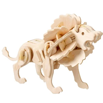 

Wooden 3d three-dimensional Animal Jigsaw Puzzle Toys For Children Animals Insects Series Diy Handmade Wooden Jigsaw Puzzles