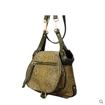 

jilante Women's python leather handbag genuine leather single shoulder small women bag new style single shoulder bag mail