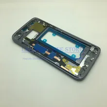 Средняя рамка для samsung Galaxy S7 G930 S7 Edge G935 средняя рамка Корпус с металлической рамой с боковыми клавишами запасные части