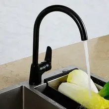 Superfaucet Роскошные Однорычажный Черный Кухонной Мойки Смесители На Бортике Смеситель Кухонный Кран Краны HG-1241