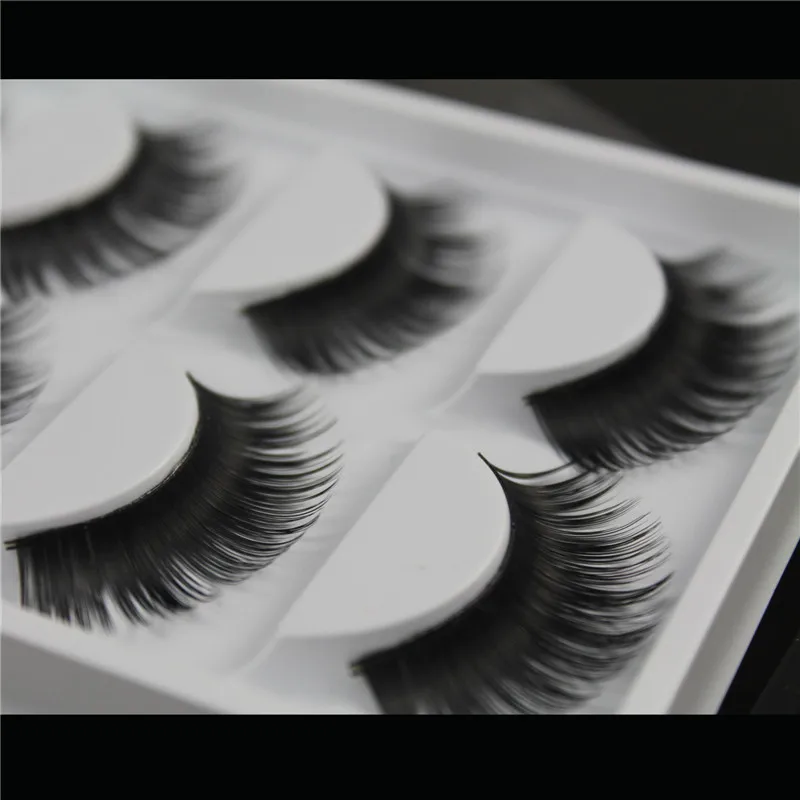 

5 Pairs Mink False Eyelashes Crisscross Messy Thick Exaggerated Long Fake Eyelashes Stage Romance Makeup Mink Eye Lashes