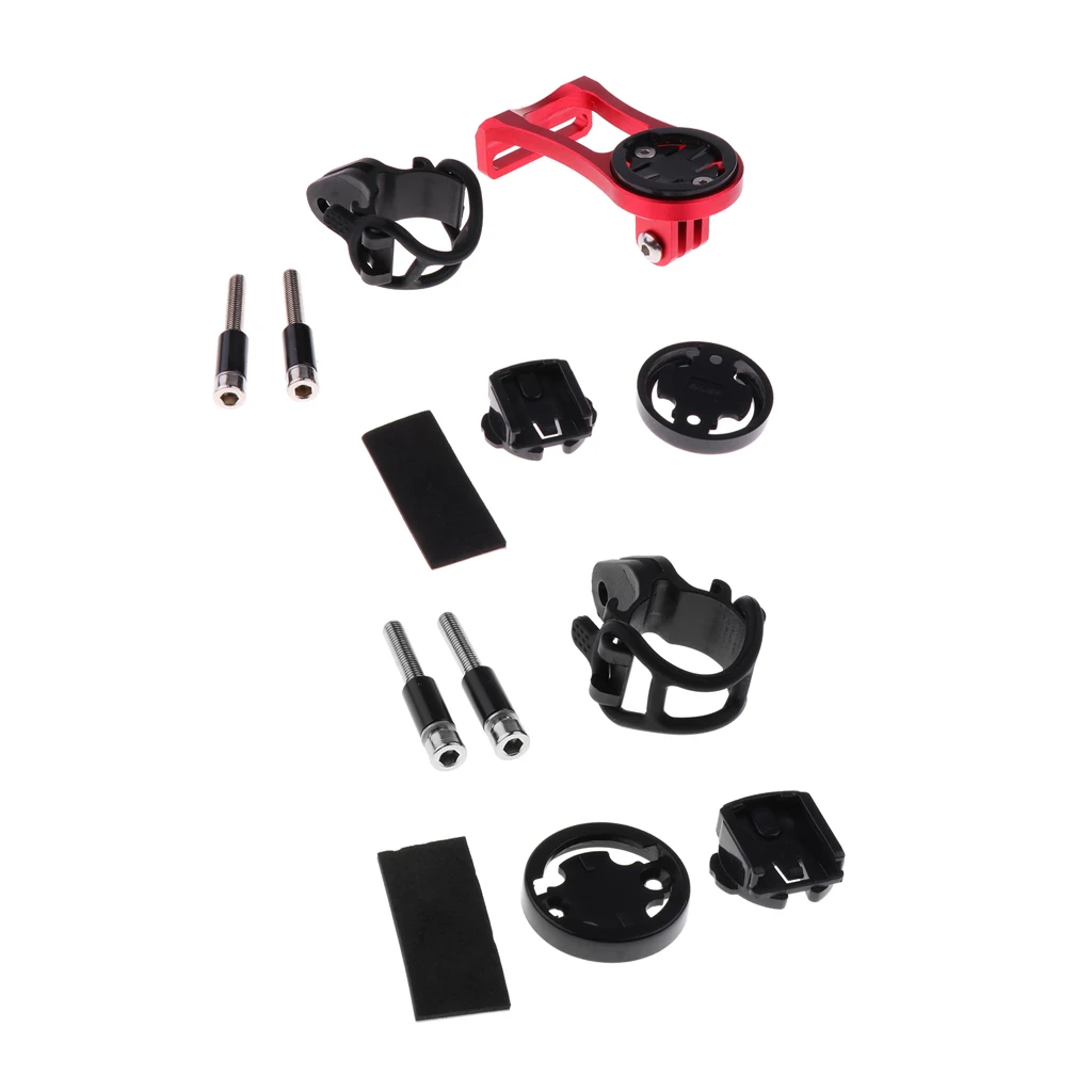 

2 Sets Aluminum Alloy Stem Computer Mount Cycling Bike Mount Stem Extension Mount Holder for Gopro Computer & Sports Camera