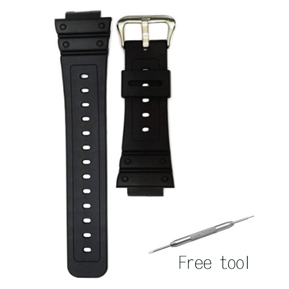 

Soft Durable Replacement Watch Strap for Casio DW-5600/ GW-M5610/G-5700-1JF/DW-5700-1JF Band Compatible with Multiple Models