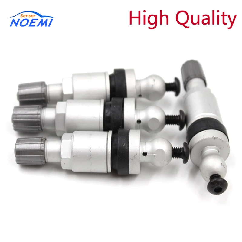 

YPTJJQZ 4pcs New TPMS Tire Valve for General Iron Steel Mate Tubeless Valve for Tire Pressure Sensor Repair kit