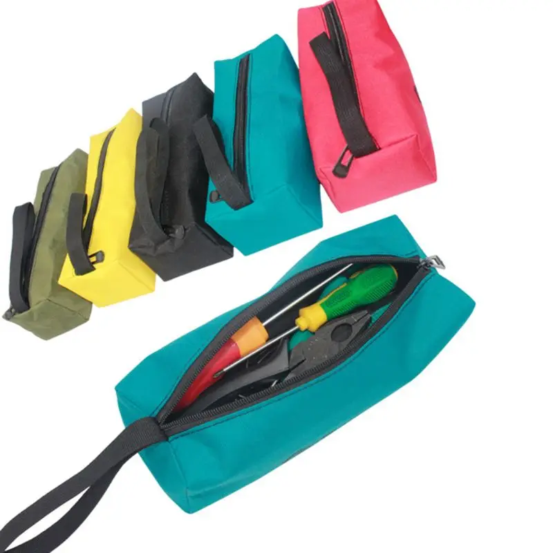 Многоцветный аппаратные средства машинист инструментарий сумки ткань Оксфорд организовать карманы на молнии сумка для хранения электрик